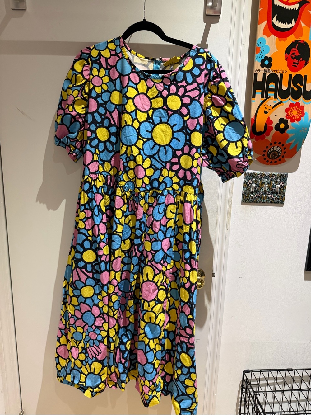 🌸 Lazy Oaf Flower Power Midi Dress 💐